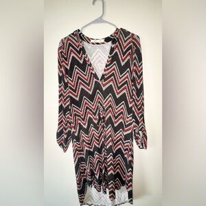 Liberty Love BoHo Geometric Top/Dress SZ L